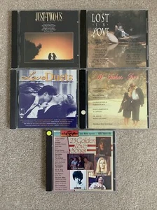 Love Songs 5 CD Lot Various Original Artists 74 Tracks! Vintage CDs - Foto 1 di 9