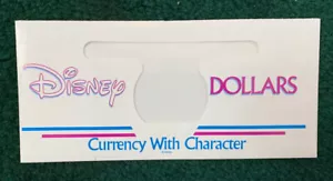 Ein Disneyland Disney Dollar Umschlag Währung mit Figur - neuwertig - Bild 1 von 1