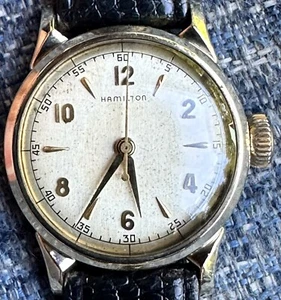 Vintage Hamilton 10K Gold Filled Cal. 748 18Jewel Manual Wind Mens Watch Works - Picture 1 of 11