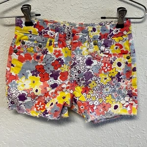 Levy's Girlfriend Shorty Shorts Stretch Slim Through Thigh Size 8 Reg - Picture 1 of 3