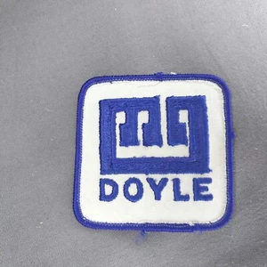 Doyle Security Blue White 3" Square Patch - Picture 1 of 2
