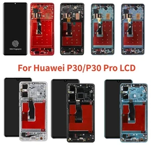 OLED LCD Touch Screen Digitizer Assembly with Frame Parts For Huawei P30/P30 Pro - Picture 1 of 33