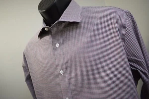 J.CREW Ludlow Dress Shirt Plaid Classic Stretch Long Sleeve Mens 16.5-35 Large - Picture 1 of 8