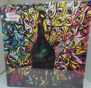 Adult Jigsaw Louis Comfort Tiffany: Displaying Peacock: 1000 piece jigsaw (1000- - Picture 1 of 3