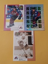 Peter Forsberg Colorado Avalanche 3 Card Lot MVP 21st Century NHL Mc Donalds 