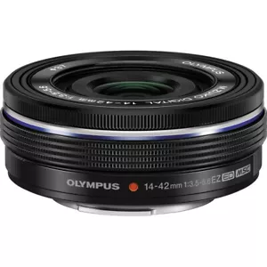 Olympus M.Zuiko Digital ED 14-42mm f/3.5-5.6 EZ Lens (Black) - Picture 1 of 4
