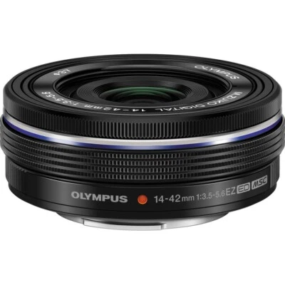 Olympus M.Zuiko Digital ED 14-42mm f/3.5-5.6 EZ Lens (Black) - Image 1 of 4