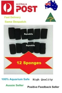 12 x Pre-Filter Sponge Filter Mesh intake shrimp fish saver aquarium AUSTRALIA - Bild 1 von 5