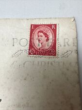 RARE Stamp Queen Elizabeth II 1962 Scarlett two and a half pence
