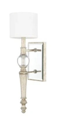 Aplique de baño Capital Lighting Carlyle 611711GS-654 plateado dorado 20" de alto Foto 1 de 4