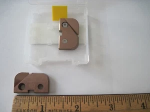 (Qty 2) 1.063" Spade Drill Insert, Cobalt, #2 T-A Flat Bottom, AMEC 170410-527 - Picture 1 of 3