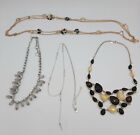 Signed BR Banana Republic Lot Of 4 Necklaces Fashion Jewelry. 