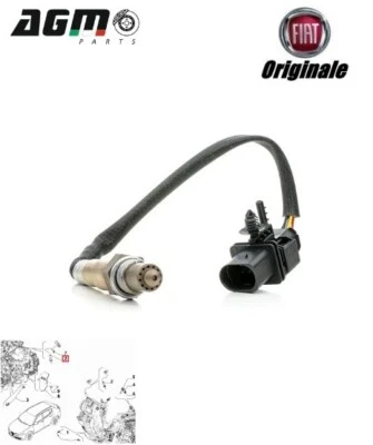 SENSORE SONDA LAMBDA ORIGINALE FIAT 500X JEEP COMPASS RENEGADE 46352405 - Immagine 1 di 4