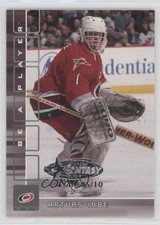 2001-02 ITG Be A Player Memorabilia All-Star Fantasy /10 Arturs Irbe #34