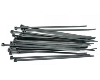 Racers Edge 7.5" Black Zip Tie Wraps (25) [RCE5607BK] - Image 1 of 2