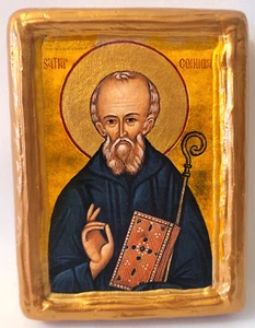 Saint Columba of Iona Anglican Catholic & Eastern Orthodox Icon - Picture 1 of 6