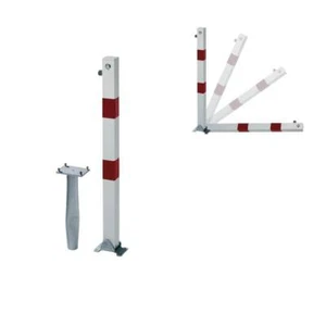 Alberts Absperrpfosten klappbar Parkplatzsperre Parkpfosten Einbetonieren Neu - Bild 1 von 6