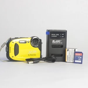 Fujifilm FinePix XP60 16MP Waterproof Camera + Battery, Charger, & Card - Picture 1 of 8