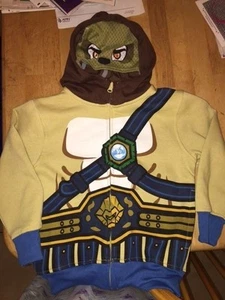 NWOT Chima Lego Boys Size 4 Zip Up Jacket with Hoodie Lennox Lion - Picture 1 of 2