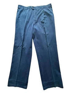 Cerruti 1881 Jeans Mens Smart Casual Trousers Blue Lightweight Denim W38 L31 - Picture 1 of 11