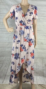 Süßigkeiten Hybrid Kleid Strampler klein rosa lila Blumenmuster Cottagecore Sommer Pullover - Bild 1 von 12