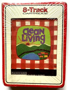 SEALED 1972 CLEAN LIVING S/T RARE RURAL PSYCH ROCK VANGUARD 8 TRACK SURVIVOR - Bild 1 von 4