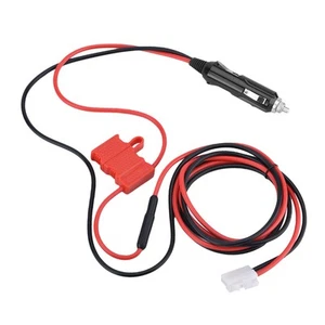 Przewód zasilający 12V DC Kabel Zapalniczka Wtyczka z podwójnym bezpiecznikiem do telefonu komórkowego Ra FY - Zdjęcie 1 z 22