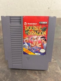 DOUBLE DRAGON (NINTENDO NES) CLEANED & CONTACTS POLISHED - TESTED (WBP017126)