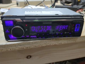 Kenwood KMM-BT325U Bluetooth Media Player Android iPhone Pandora XM USB Aux 6-Ch - Picture 1 of 4