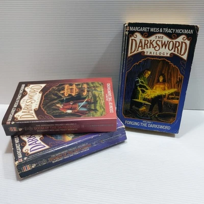 The Darksword Trilogy by Margaret Weis and Tracy Hickman Complete 1988 Paperback - image 1 of 4
