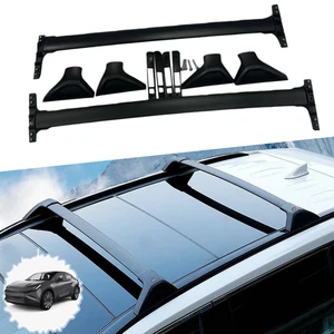 2PCS Cross Bar Fits For Toyota BZ 2025+ Roof Rail Luggage Kayak Carrier Black - Picture 1 of 16