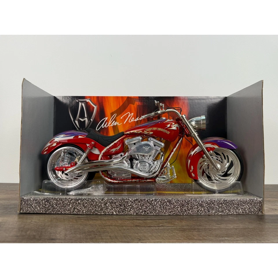 Arlen Ness Iron Legends Escala 1:6 Personalizado Moto Diecast Chopper Bicicleta Modelo Foto 1 de 4