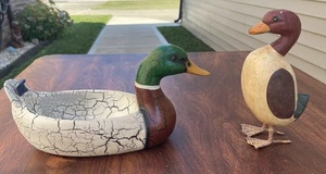 MALLARD DUCK DECOY BOWL FIGURINE - Picture 1 of 9