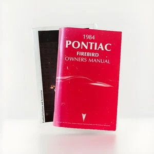 1984 Pontiac Firebird And Trans Am Owner’s Manual + Fashion and Acc. Catalog - Picture 1 of 2