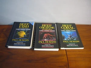 3 Lot Reef Fish Reef Creature Reef Coral Paul Humann Ned Deloach Identification - Foto 1 di 5