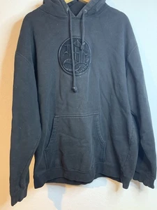 Vintage Shady Ltd Y2K Eminem Slim Black Embossed Logo Hoodie M - Picture 1 of 3