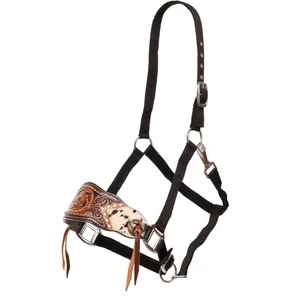 Showman Western Luxe Series Iris Black Nylon Western Bronc Halter 202963 - Picture 1 of 1