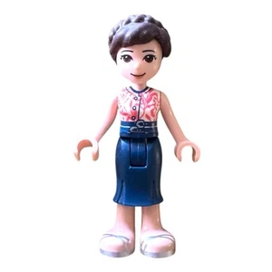 Lego Friends Minifigure GIUGNO, Gonna Blu Scuro, Mamma, dal set 41450 - Foto 1 di 6