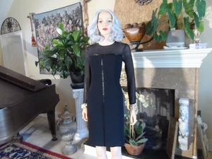 Neu Escada schwarzes Cocktailkleid mit Perlenverzierung Gr. DE 34 - US 4 - Bild 1 von 24