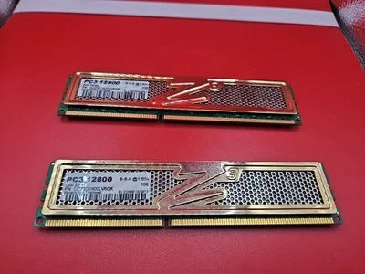 OCZ Gold Series 4GB Kit (2x2GB) PC3-12800 1600MHz DDR3 SDRAM DIMM OCZ3G1600LV6GK - Image 1 of 4
