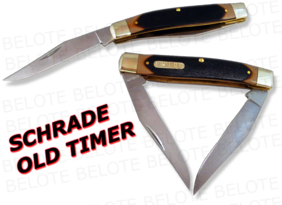 Schrade Old Timer Delrin Muskrat 2-Blade Knife 77OT NEW - Image 1 of 1