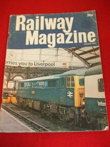 RAILWAY MAGAZINE - Jan 1979 Vol 125 #933 - Imagen 1 de 1