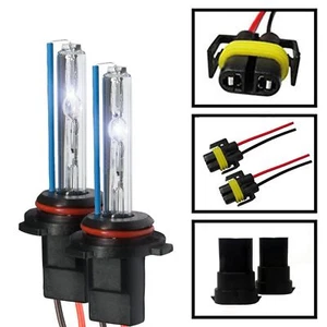 Two 35W 55W Xenon HID Kit 's Replacement Light Bulbs H1 H3 H7 H10 H11 9005 9006 - Picture 1 of 11