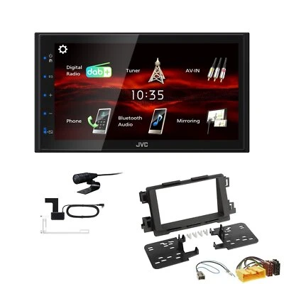JVC Bluetooth 2DIN DAB+ Autoradio für Mazda 6 2013-2015 schwarz - Bild 1 von 4