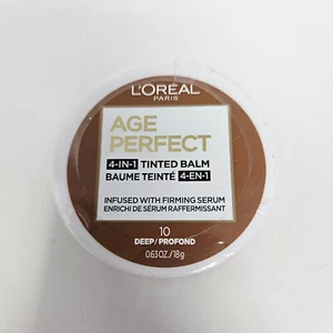 Loreal Age Perfect 4-In-1 Tinted Balm W/Firming Serum # 10 Deep .63 oz / 18g - Picture 1 of 2