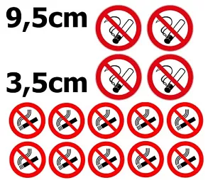 1-10 NICHT RAUCHEN AUFKLEBER 3,5/9,5cm VERBOTEN STICKER NICHTRAUCHER RAUCHVERBOT - Bild 1 von 8