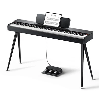 🎹Donner OURA S100 Digitales Klavier 88 Tasten mit Ständer und 3 Pedalen E piano - Bild 1 von 4