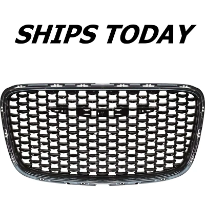 НОВАЯ глянцевая черная решетка для Chrysler 300 2015-2022 годов выпуска ДОСТАВКА СЕГОДНЯ - Изображение 1 из 4