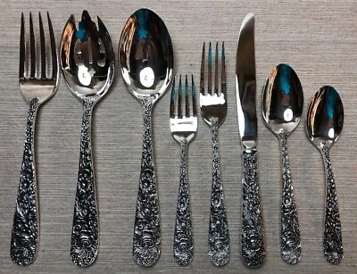 RESTOCKED! Olde Bouquet Silverplate by Godinger Choose and Buy by the Piece NEW! - Image 1 of 4
