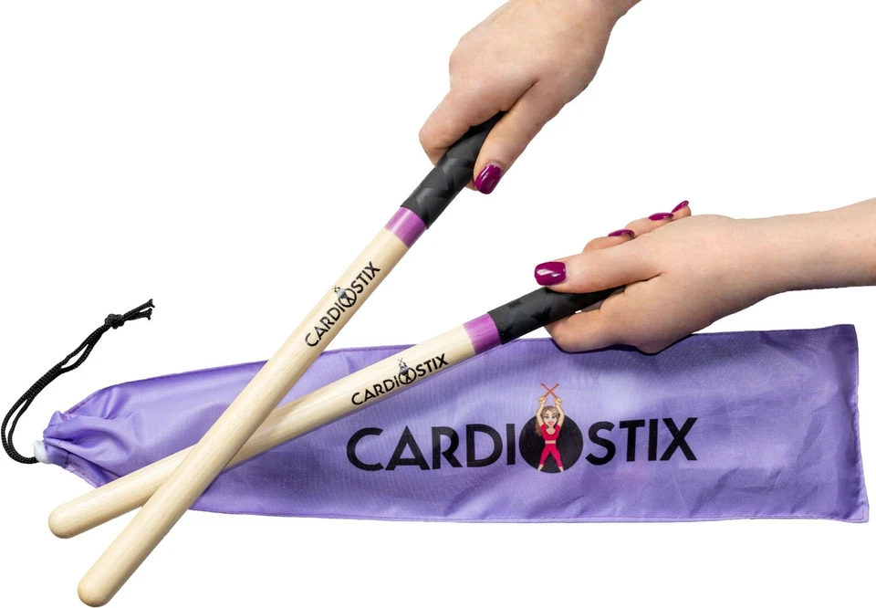 CARDIOSTIX PALOS DE FITNESS AGARRE EXTRA PONDERADO CON BOLSA Foto 1 de 4